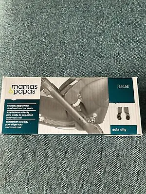 Mamas And Papas Sola City Adaptors For Car Seats • £19.99