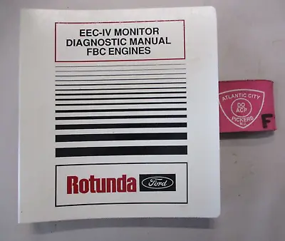 Ford Rotunda Otc Tool Eec-iv Monitor Diagnostic Manual Fbc Engines • $56.49