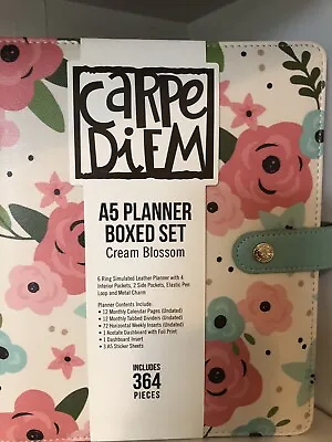Carpe Diem A5 Cream Blossom Planner Binder New With Tags *Read* • $39.90