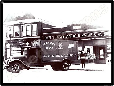 International Trucks New Metal Sign: A & P Grocery Store Atlantic & Pacific  • $19.88
