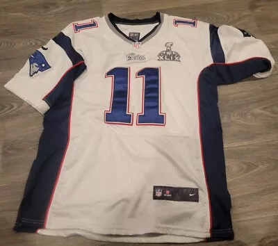 Nike New England Patriots Julian Edelman Suoerbowl Jersey Size 44 • $50