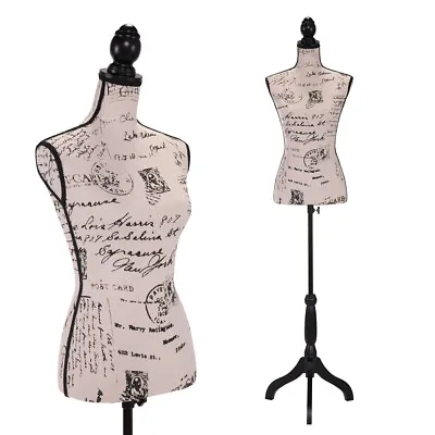 $62.99 • Buy Female Mannequin Torso Display Adjustable Dress Form With Tripod Base For Moving