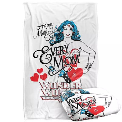 Justice League Every Mom Is Wonder Woman Silky Touch Super Soft Throw Blanket • $37.99