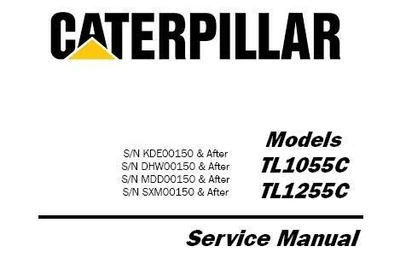 $106.66 • Buy Complete Service Repair Manual For Caterpillar Cat TL1055C TL1255C Telehandler