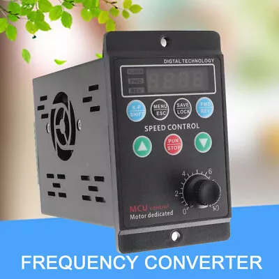 Single Phase / 3-Phase Variable Frequency Drive Converter Motor 750W 220V SVPWM • $46.99