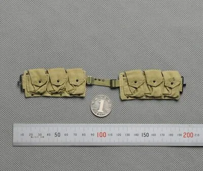 J4-7-1 1/6 Scale WWII U.S. Army BAR Bullet Belt Model For 12  Figure Doll Toys • £13.19