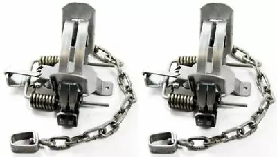 2 Bridger #1.5 Offset Coil Spring Trap Trapping Supplies 2 Traps • $32.99