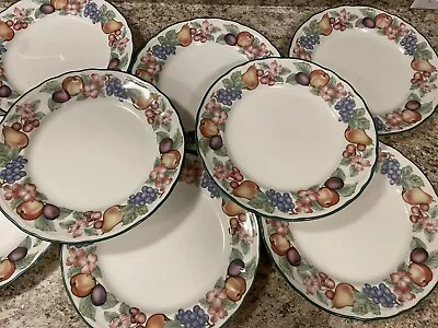 Lot Of 8 Dinner Plates Epoch Market Day E801 • $40