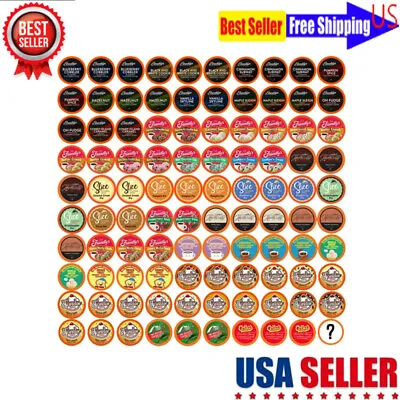 Flavored Coffee Pods Variety Sampler Pack K-Cup Makers Highest Quality 100 Count • $64.06