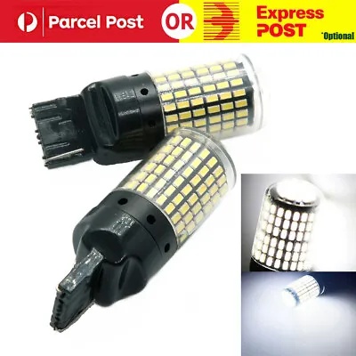 X2 Car Turn Signal T20 W21W 7440 144SMD LED CANBUS White Light Parking Lamp Bulb • $9.34