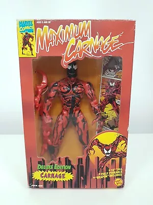 £44.99 • Buy ToyBiz Maximum Carnage Deluxe Edition 10  Marvel Figure 1994 Spiderman Figure