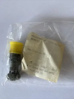 Military Connector NOS MILSPEC MS3116F-8-3P With GOLD Pins • $15