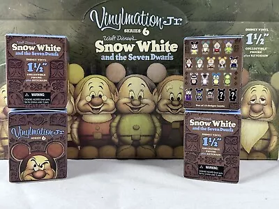 Disney Vinylmation Jr 1.5 -Series 6-Snow White Key Chain-4 Blind Boxes *NIB* • $35