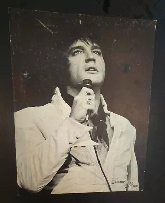 Elvis Presley Original Las Vegas International Hotel Menu August Engagement 1970 • $60