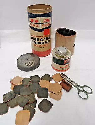 1950's Durkee Atwood Tube & Tire Repair Kit Gas & Oil #10-0105 Advertising Can • $13.32