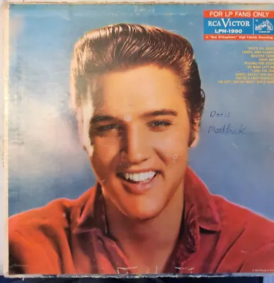 For LP Fans Only Elvis Presley - TITLE - 12  VINYL RECORD LP RCA Victor • $12.79