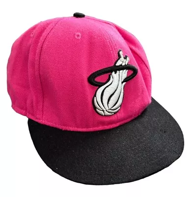 Miami Heat Pink Black Baseball Hat New Era 9Fifty Snapback Hardwood Classics • $12.98