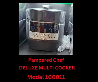 Pampered Chef 16-in-1 Quick Pressure Cooker - #100011 Cooks Fast Brand New • $90