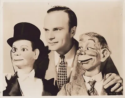Edgar Bergen + Charlie McCarthy + Mortimer Snerd (1930s) ❤ Vintage Photo K 50 • $49.99