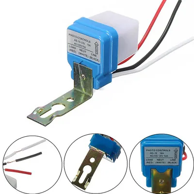 Automatic Auto Night On Day Off Street Light Switch Photo Control Sensor 12V1 XK • £6.05