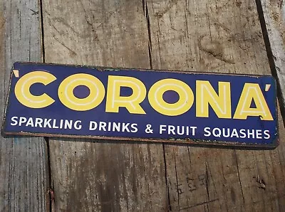 Vintage Corona  TIZER  COKE   Retro Drink Soda  Pub Old Shop Retro Metal  Sign • £6.99