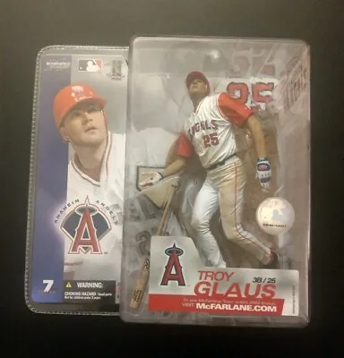 McFarlane MLB Series 7 Troy Glaus Anaheim Angels Red Sleeve Super Chase Variant • $119.99