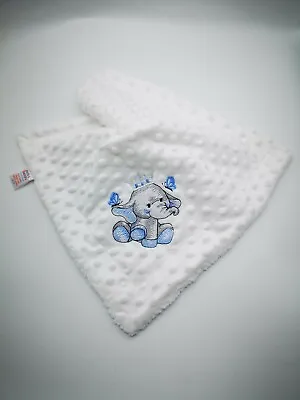 £7.99 • Buy Personalised Baby Dimple ELEPHANT Comforter Blanket Boy Girl Gift Set