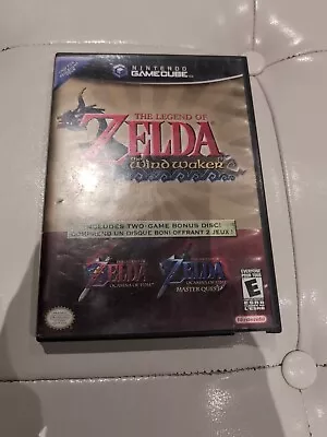 The Legend Of Zelda Wind Waker Bonus Disc Ocarina Of Time Master Quest GameCube • $138.43