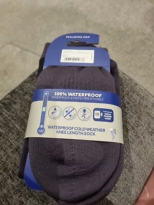 Sealskinz Waterproof Cold Weather Knee Length Socks. Mens Size  9-11 • £24