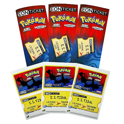 Eon Ticket - Pokemon Ruby & Sapphire E-Reader Custom Card (Read Description) • $64.99