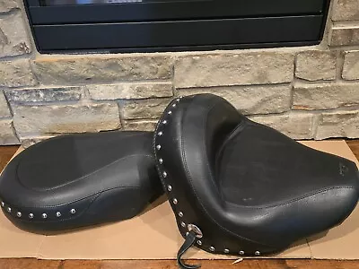 Mustang - 76562 V Star 1300 - Wide Touring Two-Piece Seat Studded • $299.99