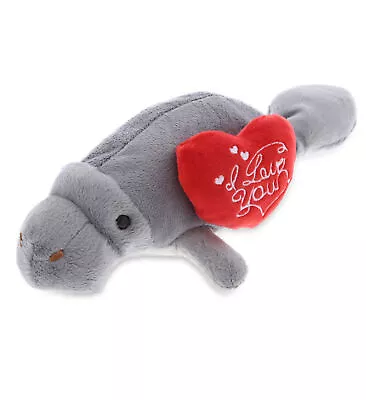 DolliBu I LOVE YOU Wild Collection Plush Manatee Valentine Stuffed Animal - 9  • $18.86