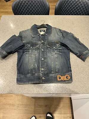D&G Denim Jacket Large Dirty Blue • £150