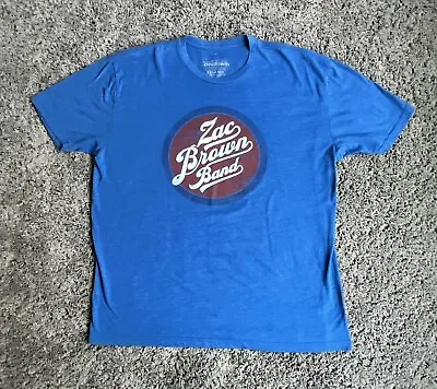 Zac Brown Band 2016 Tour T-shirt 2XL Blue Black Out The Sun Tour 2016 - EUC! • $18.88
