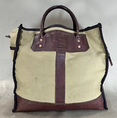 Vintage Battenkill Tote 16” Canvas Back Dry Good Co Made By JW Hulme Orvis Style • $145