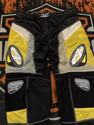 Motorcycle Black/Yellow Riding Pants 36 Men ANSWER RACING • $38