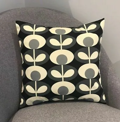 Orla Kiely Cushion Covers Linear Two Coloured Stem Oval Flower Various Prints • £9.25