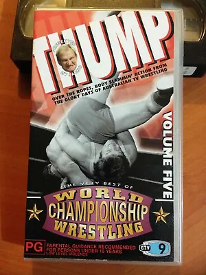 WCW THE VERY BEST OF WORLD CHAMPION WRESTLING - Vol 5 THUMP - VHS • $29.95