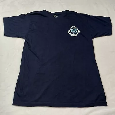 Myrtle Beach South Carolina Shark Attack Navy Blue T-shirt Size Medium • $15