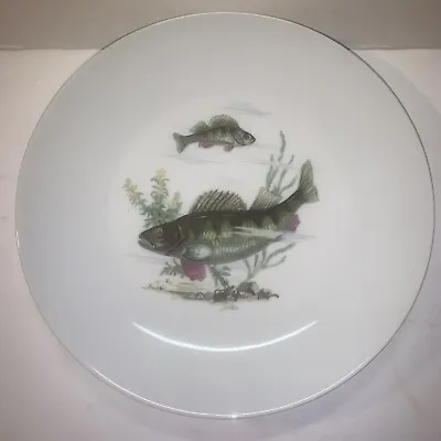 Vintage KAHLA Fish Pattern 9.25 Plate Made In GDR • $11.99