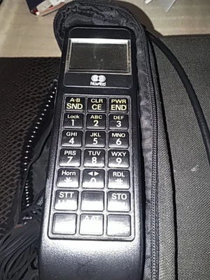 $19.99 • Buy Vintage Bag Cellular Phone/ NovaAtel/ With Car Antenna 