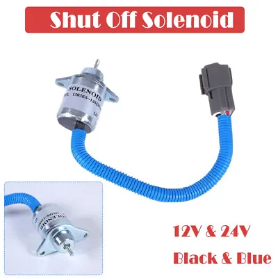 Fuel Shutdown Diesel Shut Off Stop Solenoid For Yanmar Engine Parts • $70.72