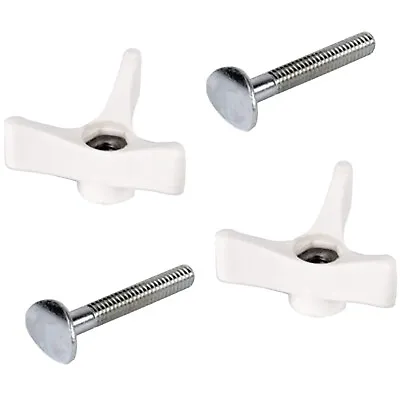 £10.90 • Buy Handle Finger Wheel Bolts For FLYMO Lawnmower Chevron Contractor Sprinter Minimo