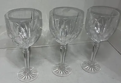 3 MARQUIS By WATERFORD Stems Wine Glasses Water Goblets 8.5  • $79.99