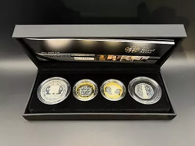 2009 Silver Proof Piedfort Set Kew Gardens 50p Etc. Royal Mint B1 • £450