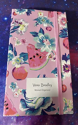 Vera Bradley Wildflower Flower Pink Coupon Notepad Organizer Storage Holder • $15