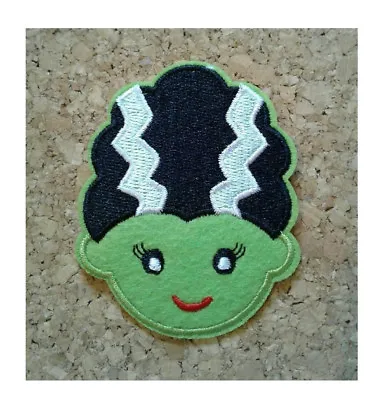 Bride OF Frankenstein - Monster - Halloween  - Embroidered Iron On Patch  • $3.89