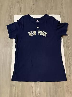 Majestic New York Yankees Mariano River Salute To Service T-Shirt Women’s XL • $23