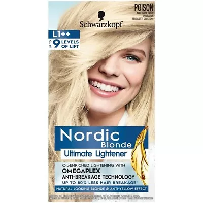 * Schwarzkopf Nordic Blonde L1++ Ultimate Lightener 2021 Edition • $16.36