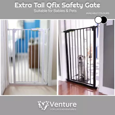 Venture  Pet Or Baby Extra Tall Safety Stair Gate 75-84 Wide X 110cm Tall • £49.99